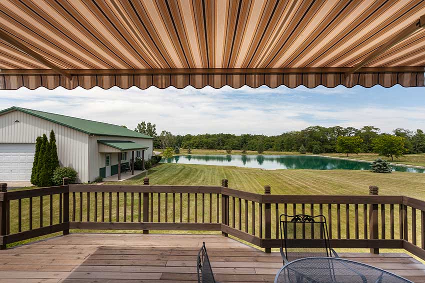 Retractable Awning Roof Mount Indianapolis In Shade By Design