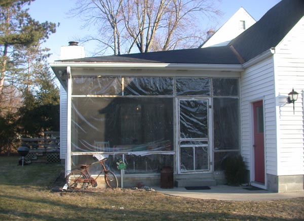 convert screen room to sunroom before