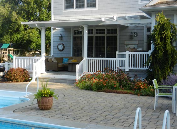 existing wood deck