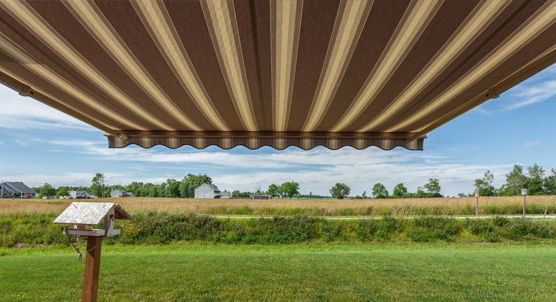 motorized retractable awning
