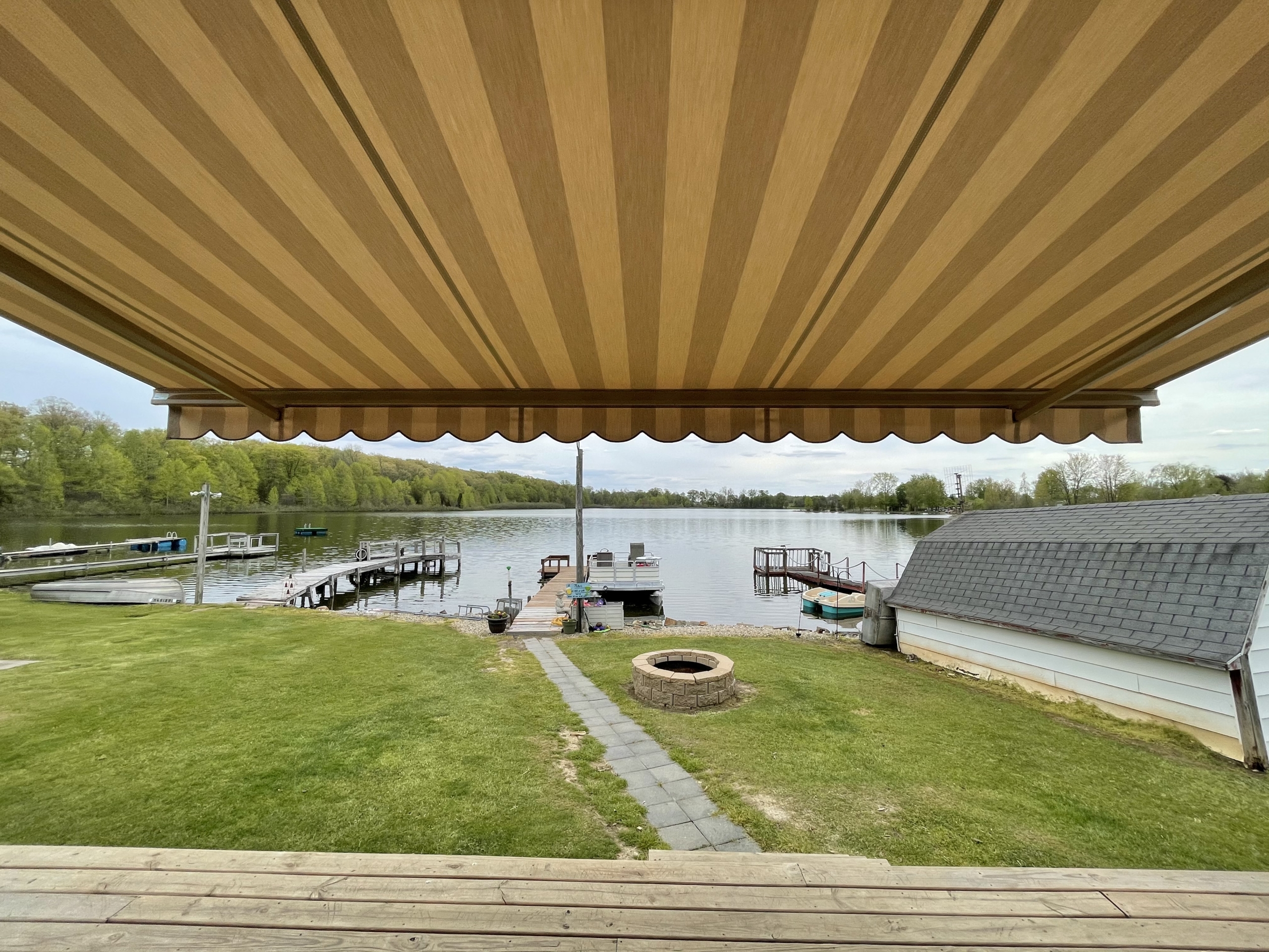 lake shade awning