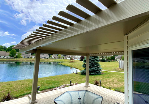 dry cool pergola