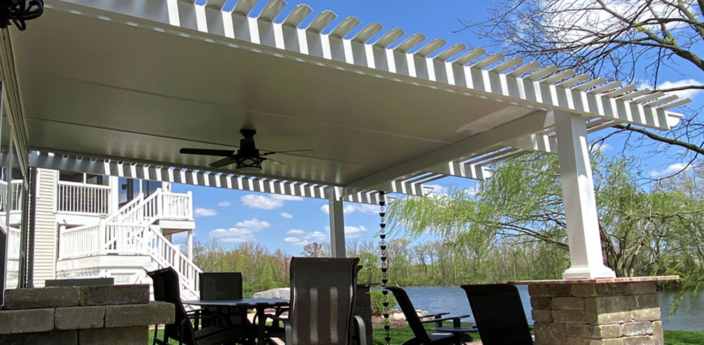 dry cool pergola for winter