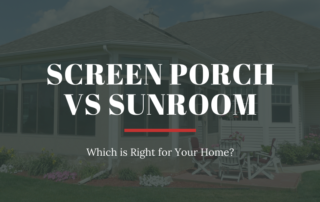 screen porch vs sunroom