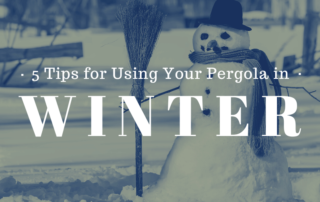 how to use pergola in winter