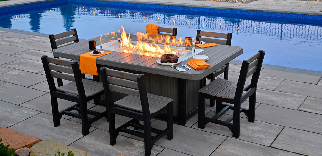 outdoor fire table