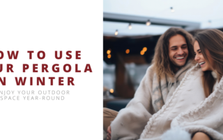 How to Use Your Pergola in Winter