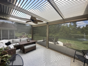 retractable shade screen fabric