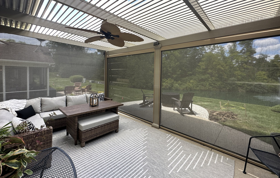 retractable shade screen fabric