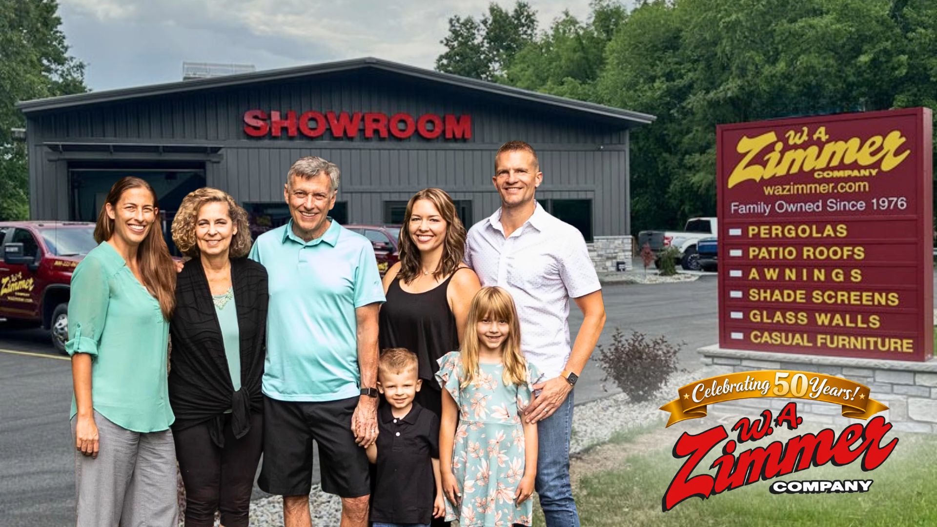 wa zimmer 50 year anniversary outdoor living products